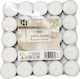 Happy House Aromatic Tealights In White Colour Up To 4 Hours Duration 50 Pieces