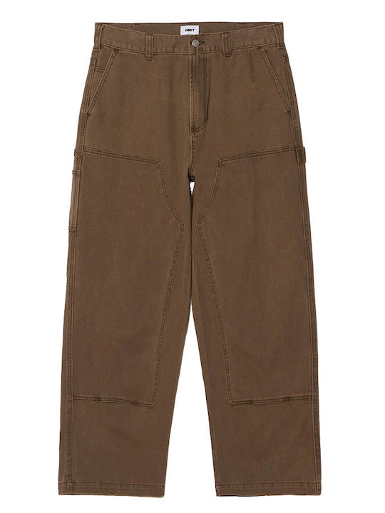 Παντελόνι σε Baggy Γραμμή Καφέ