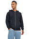 Sweat Jacke mit Kapuze Schwarz