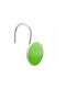 Set Decorative Hooks Shower Curtains Jup 5313018 Round Shape Green 12 Pieces
