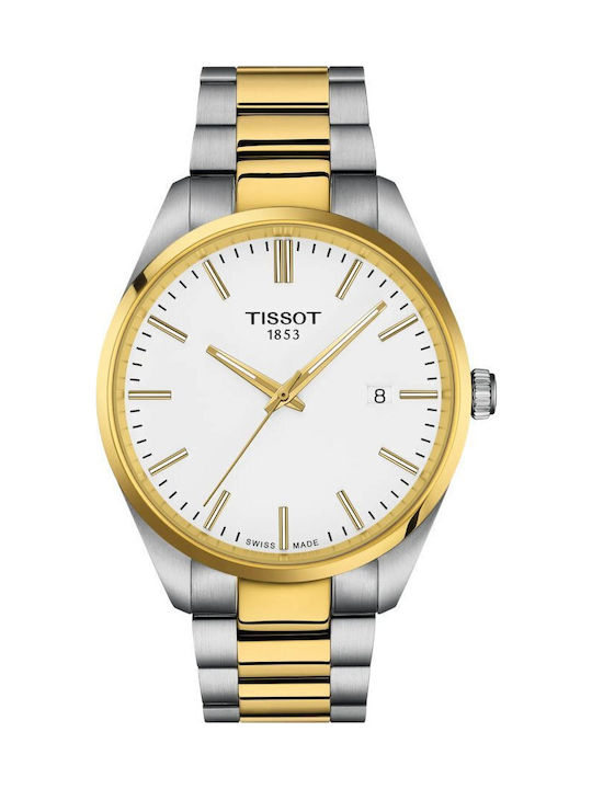 Tissot Pr 100 Men's Watch 40mm Battery with Gol...