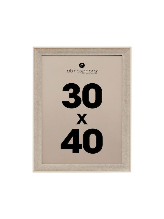 Missy Wall-mounted Wooden Photo Frame with Beige Frame
