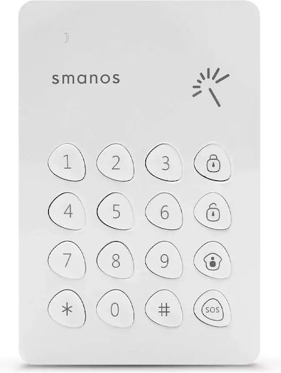 Smanos Безжично Клавиатура за Аларма в Бял Цвят 169554482