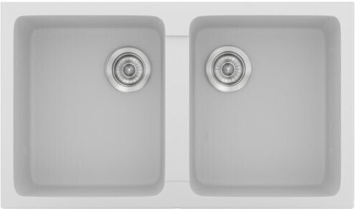Sanitec Classic Ένθετος Inox με Μπαταρία Μ86xΠ50cm Λευκός