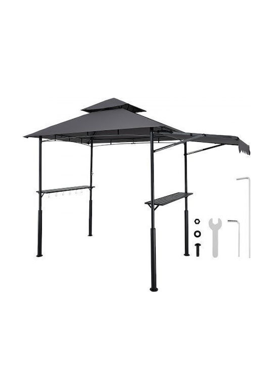 Vevor Gazebo Garten Rosa 2.43x1.5m