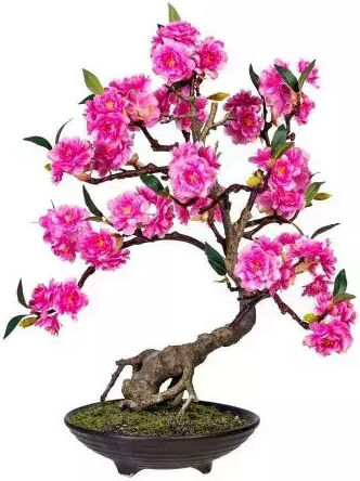 Artificial Bonsai Jup 9900307 9236-37 Pink 50 Cm