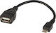 Blow Μετατροπέας micro USB male σε USB-A female 1τμχ 75-795