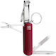 Многофункционален Zwilling 9381621 10-179 Инструмент за Грижа за Ноктите 4 Инструмента 8 См Червен