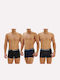Men's Boxers BLACK-ARMY 3Pack