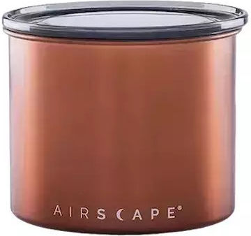Airscape Βάζο για Καφέ με Αεροστεγές Καπάκι Μεταλλικό Καφέ 850ml