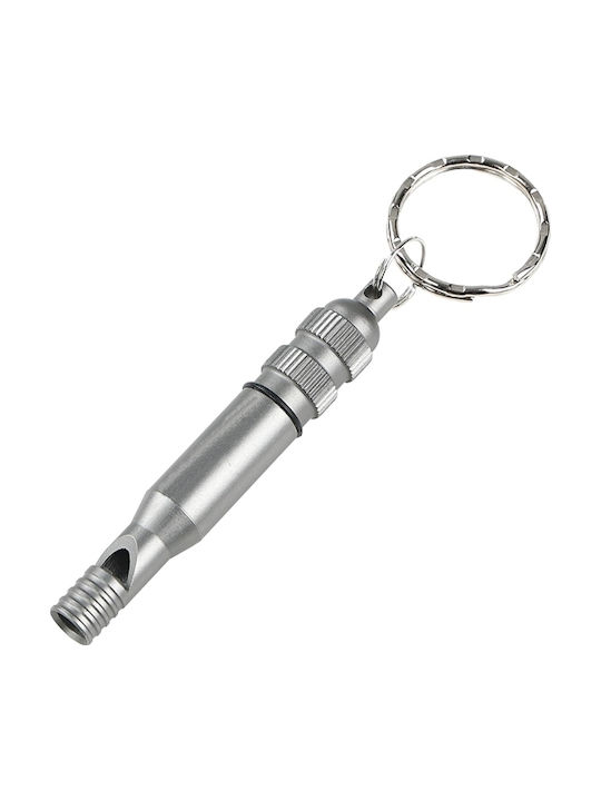 Emergency Metal Whistle Keyring 7.6 Cm