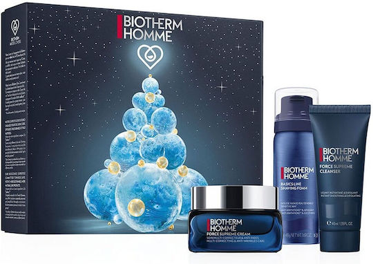 Biotherm Homme Force Supreme Hautpflegeset für Feuchtigkeitsspendend 3Stück