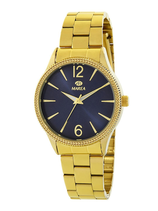 Marea Damen Uhr mit Gold Metallarmband