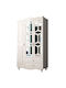 Triple Door Wardrobe White 105x52x190cm