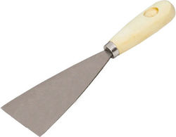 Metallic Blade Putty Spatula With Synthetic Wooden Handle Multiple Sizes