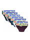 Disney Mickey Mouse & Friends Σετ Παιδικά Βρακάκια Multicolor 6τμχ