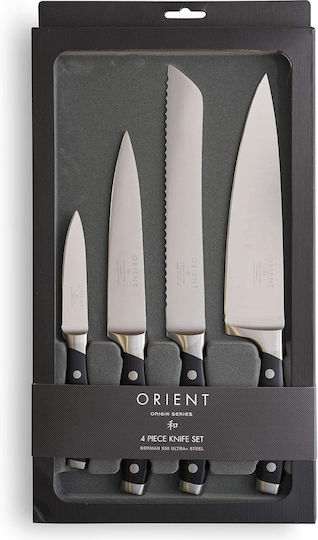 Orient Origin Series Μαχαίρια Γενικής Χρήσης από Ανοξείδωτο Ατσάλι 20cm 4τμχ