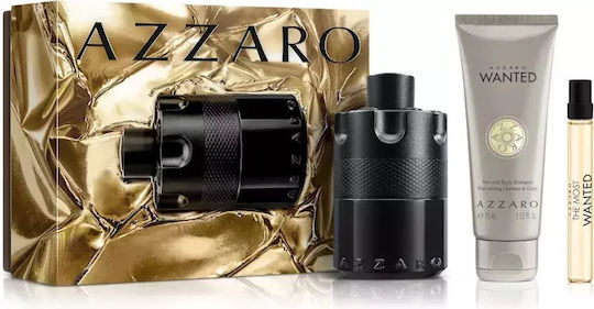 Azzaro Herren Set mit Eau de Parfum und Duschgel 3Stück