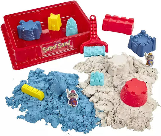 Super Sand Подредба 7497170 Dc Fortress Adventure 1100 Г Super Sand 9 Бройки 4+ Години 42 X 30 См Многоцветен