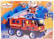 Chippo Boyuan City Игрови Комплект 2247707 1-135/1-70 Пожарна Кола 159 Части Многоцветен 40 Х 29.5 См
