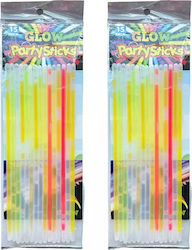 Chippo Glow Party Sticks Set 504873-2 2x15 Pieces 20cm Multicolored