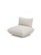 Πουφ Πολυθρόνα Αδιάβροχη Sumo Beige 108x108x90cm