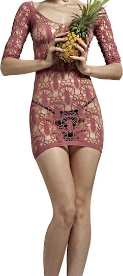 Roza Sexy Women's Bodystocking Dress Rz-174 Floral Lace Pattern