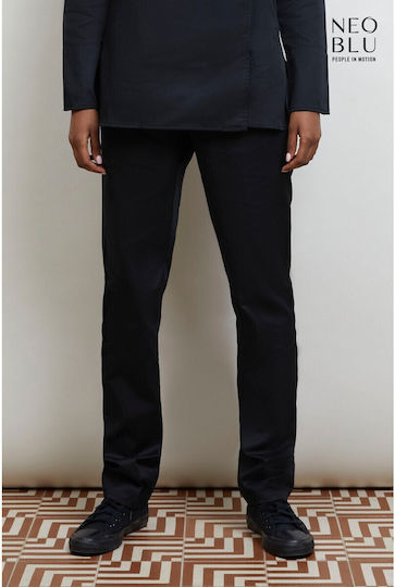 Chef Pants Drawstring Edmond-04457 Neoblu Black