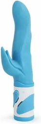 Vibrator Topco 701711 10-348 Bunny Style 6 Functions Rotating Tip 11.4 X 3.5 Cm Blue