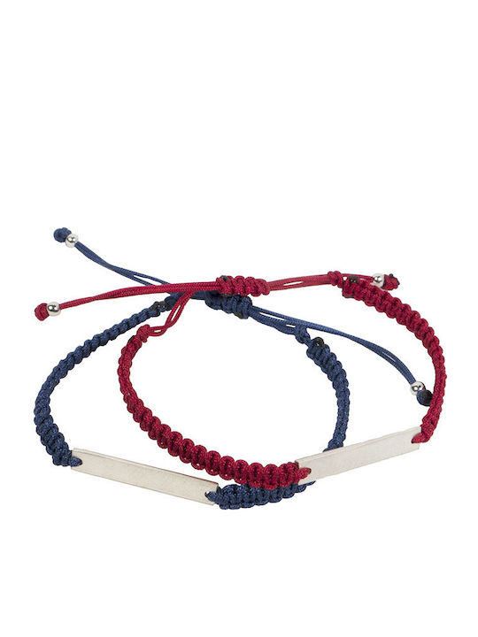 Theodora's Jewellery Set Silver Identity Bracelets