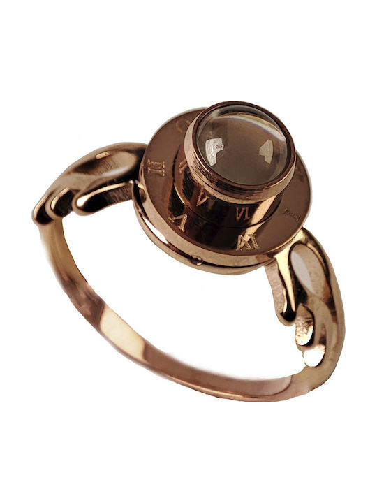Theodora's Jewellery Γυναικείο Δαχτυλίδι από Ατσάλι Επιχρυσωμένο Theodora's Jewellery Γυναικείο Δαχτυλίδι από Ατσάλι Επιχρυσωμένο