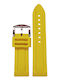 Rubber Strap Yellow 22mm