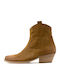 Leder Stiefeletten Damen Braun