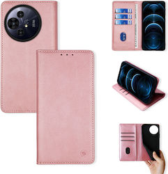 Vintage Magnet Wallet Case Sonique TCL 50 Nxtpaper TCL 50 Pro Nxtpaper Rose Gold