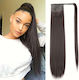 Remy Hair Extension with Natural Hair Remy in Dark Chestnut Color 2 50cm