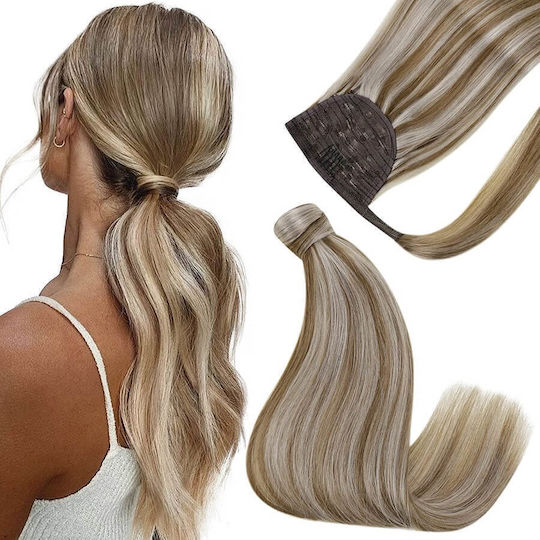 Remy Hair Extension with Natural Hair Remy in Chestnut Platinum Color 8P/60 50cm
