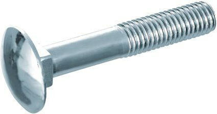 Schlittenbolzen Inox DIN 603 mit Durchmesser M10 und Länge 45mm 10Stück