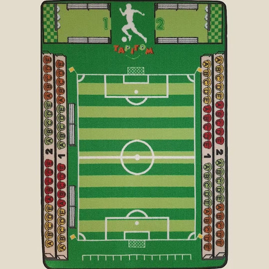 Tapitom Kids Synthetic Rug Football 95x133cm