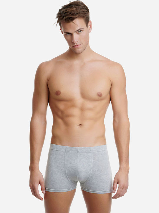 Walk Ανδρικά Μποξεράκια Γκρι 2Pack