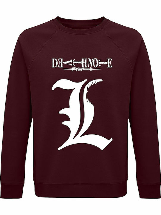 Sweatshirt Unisex Organic " Death Note L Manga ...