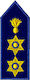 Sewn Scratch Badge Police Deputy Director Epaulette