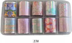 Ff Selections Folien Für Nageldesign Set Nr.27 10 Stück – 2,5 cm Ff Selections Folien Für Nageldesign Set Nr.27 10 Stück – 2,5 cm