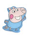 Peppa Pig George Διακοσμητικό Μαξιλάρι Pp221072 Pod Ανοιχτό Μπλε