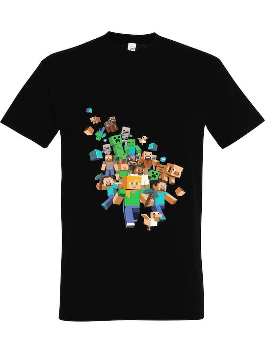 T-shirt Unisex " Minecraft Gang " Black