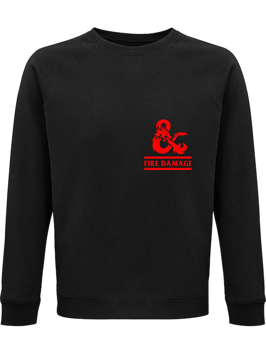 Unisex Organic Cotton Sweatshirt Dungeons Drago...
