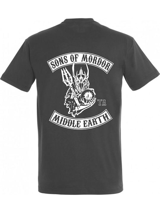 Unisex T-shirt Sons Mordor Middle Earth Back Pr...