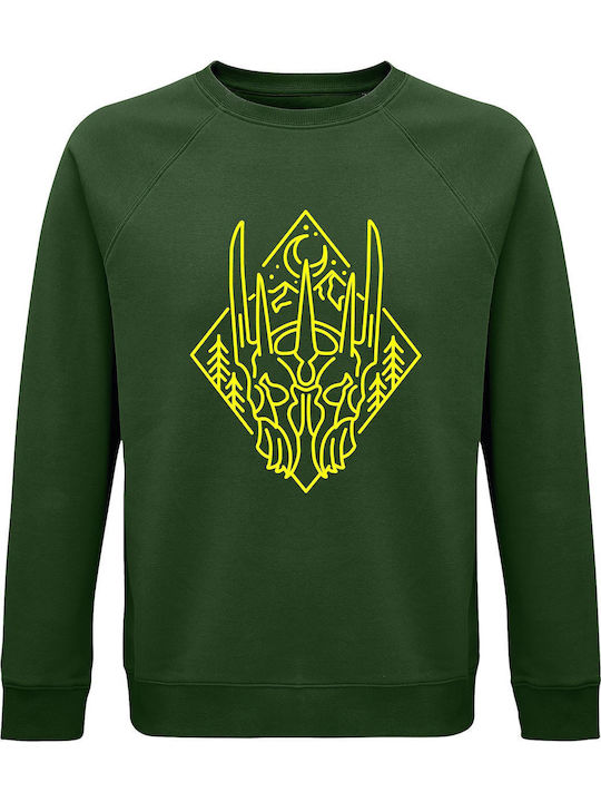 Sweatshirt Unisex Organic " Sauron Mordor Middl...