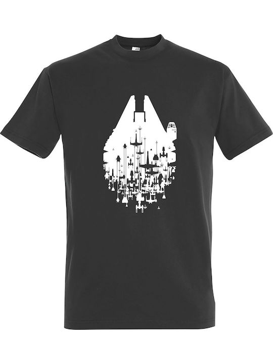 Unisex T-shirt Star Wars Spaceships Millennium ...