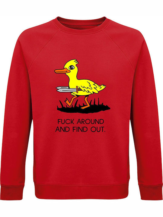 Unisex Organic Cotton Printed Blouse Fuck Aroun...