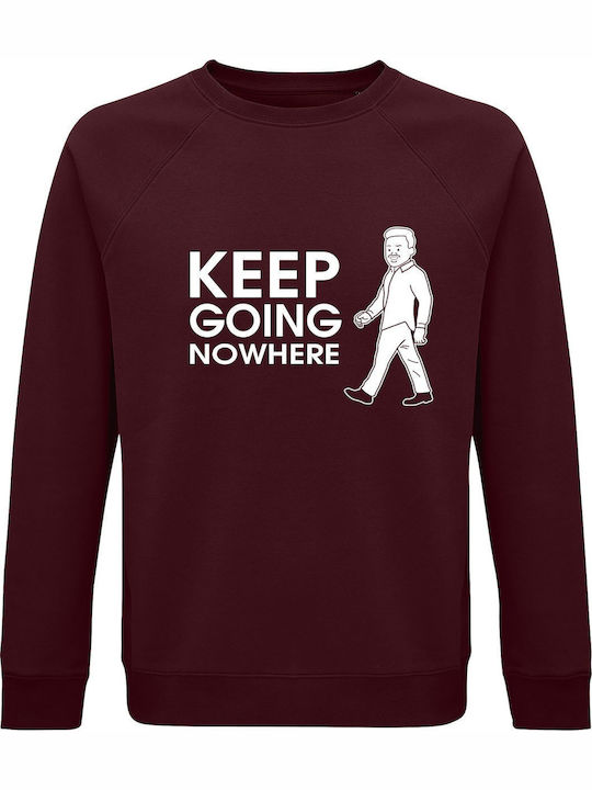 Sweatshirt Unisex Organic " Keep Going Nowhere ...
